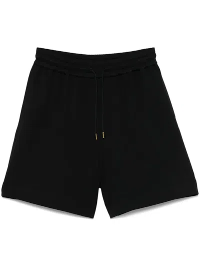 MONCLER COTTON TRACK SHORTS