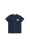 Moncler Cotton Tshirt In Blue