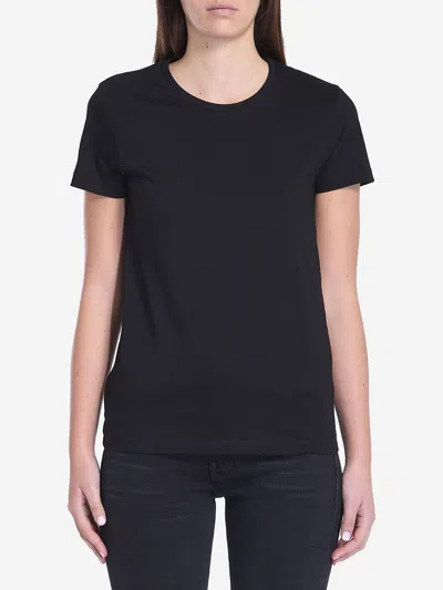 Moncler Cotton Tshirt In Black