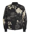 Moncler Cotton Vandea Bomber Jacket In Grey