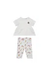 Moncler Cotton-blend Set T-shirt In Multi