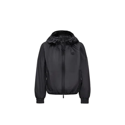 Moncler Auxonne Hooded Windbreaker Black