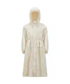 Moncler Parka À Capuche Coupiac In White Ivory