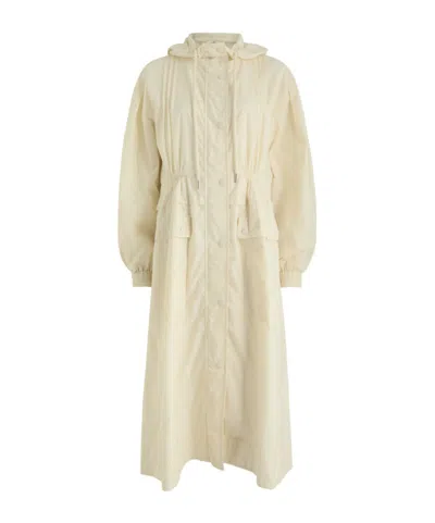 Moncler Coupiac Nylon Parka In Nude