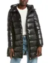 Moncler Courcelles Down Coat In Black