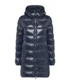 Moncler Courcelles Nylon Down Jacket In Blue
