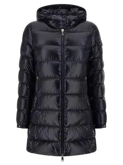 Moncler Courcelles Puffer Jackets Blue In Black