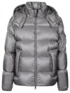 Moncler Couyere Short Down Jacket In Gray