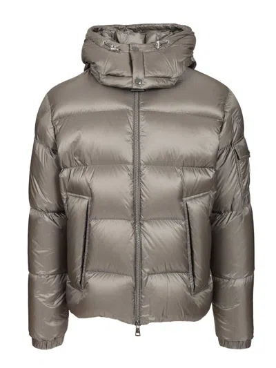 Moncler Couyere Jacket Jackets Grey In Green