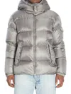 Moncler Couyere Short Down Jacket In Silver