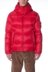 Moncler Maya Jacket Quilted Nylon Down Jacket In Red