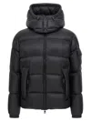 Moncler Puffer Jacket With Detachable Hood In Black