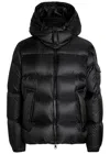 Moncler Mens Black Couyere Nylon-down Jacket In Black