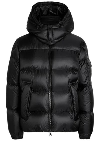 Moncler Couyere Quilted Hooded Shell Jacket In Black