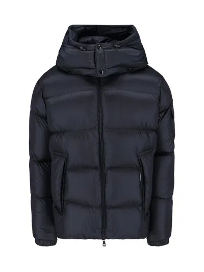 Moncler "couyere" Short Down Jacket In Black