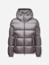 Moncler Couyere Short Down Jacket In Gray