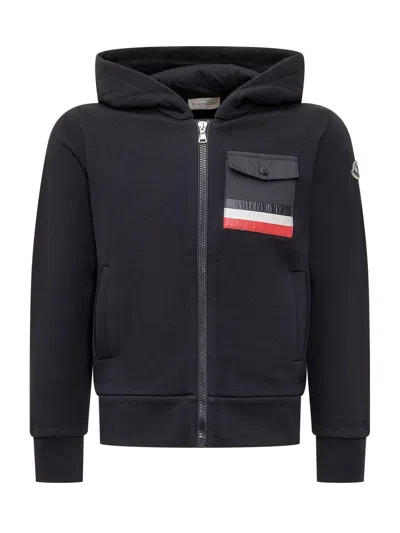 Moncler Cozy Pullover Sweater In Blue