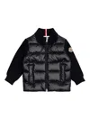 Moncler Boy's Puffer Combo Jacket In Black