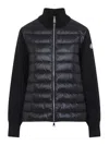 Moncler Tricot Cardigan In Black