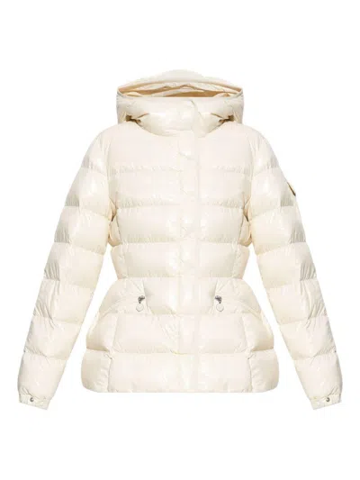 Moncler Cream-colored 'barante' Down Jacket With Hood