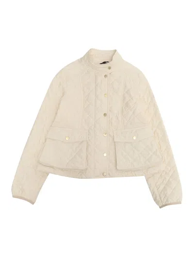 Moncler Kids' Cream-colored Kamaria Jacket