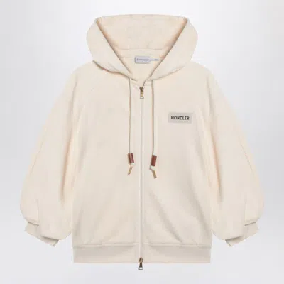 Moncler Cream-colored Zip-up Sweatshirt
