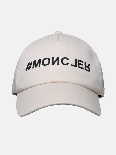 Moncler Cream Cotton Hat