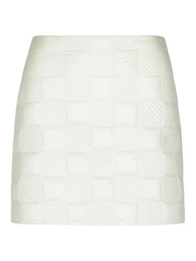 MONCLER MINIFALDA - CREMA