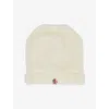 Moncler Teddy Beanie Hat In Neutral