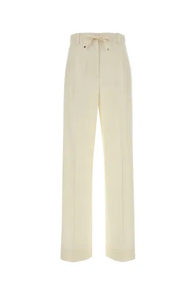 MONCLER CREAM WOOL PANT