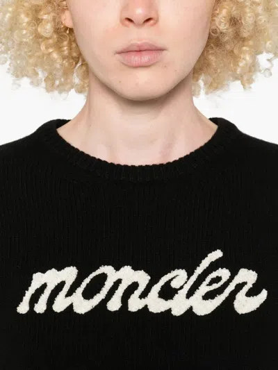 Moncler Crew Neck In Black