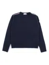 Moncler Crew Neck In Blue