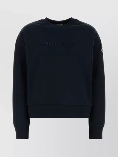MONCLER CREW NECK COTTON SWEATSHIRT