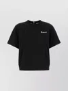 Moncler Grenoble Embossed Logo Cotton Jersey T-shirt
