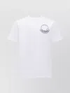 Moncler Men Logo Cotton T-shirt White In White