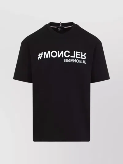 MONCLER CREW NECK GRAPHIC PRINT SHORT SLEEVES T-SHIRT