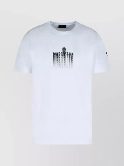 MONCLER CREW NECK GRAPHIC PRINT T-SHIRT