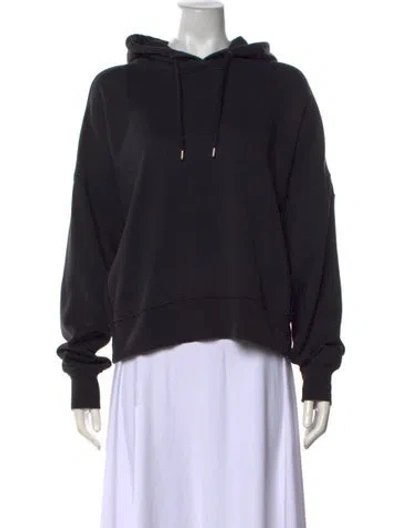 Pre-owned Moncler Crew Neck Long Sleeve Hoodie In Black