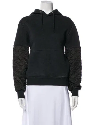 Pre-owned Moncler Crew Neck Long Sleeve Hoodie In Green