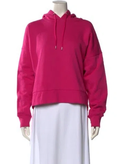 Pre-owned Moncler Crew Neck Long Sleeve Sweatshirt In Pink