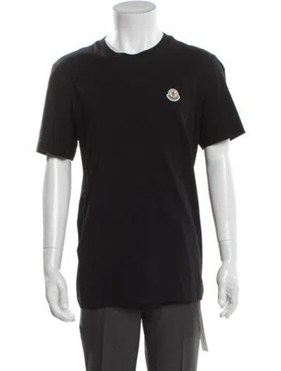 Pre-owned Moncler Crew Neck Short Sleeve T-shirt In Blue