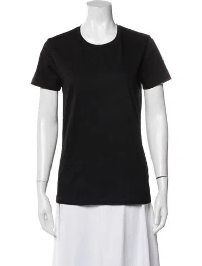 Pre-owned Moncler Crew Neck Short Sleeve T-shirt In Blue