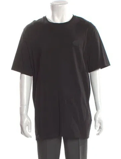 Pre-owned Moncler Crew Neck Short Sleeve T-shirt In Gray