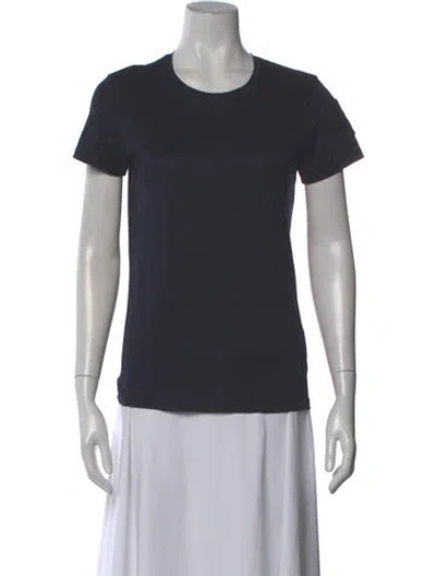 Pre-owned Moncler Crew Neck Short Sleeve T-shirt In Gray