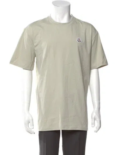 Pre-owned Moncler Crew Neck Short Sleeve T-shirt In Green