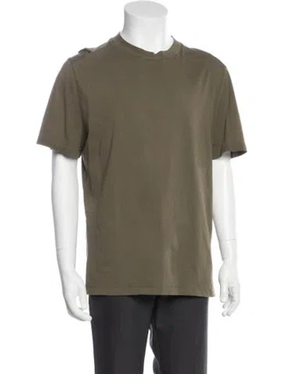 Pre-owned Moncler Crew Neck Short Sleeve T-shirt In Green