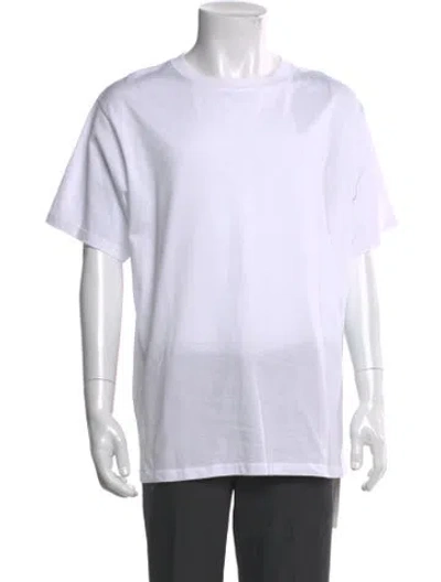 Pre-owned Moncler Crew Neck Short Sleeve T-shirt W/ Tags In White