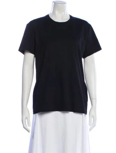 Pre-owned Moncler Crew Neck Short Sleeve T-shirt In White