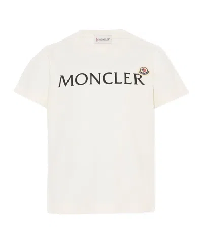 Moncler Crew Neck Short-sleeved T-shirt In White