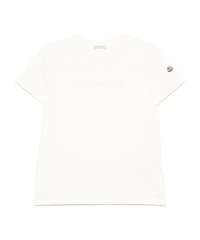 Moncler Crew Neck Short-sleeved T-shirt In White